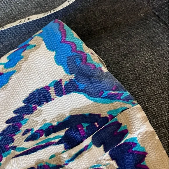 BANANA REPUBLIC Silk Floral Strapless Sheath Cocktail Dress Size 10 - Picture 13 of 13